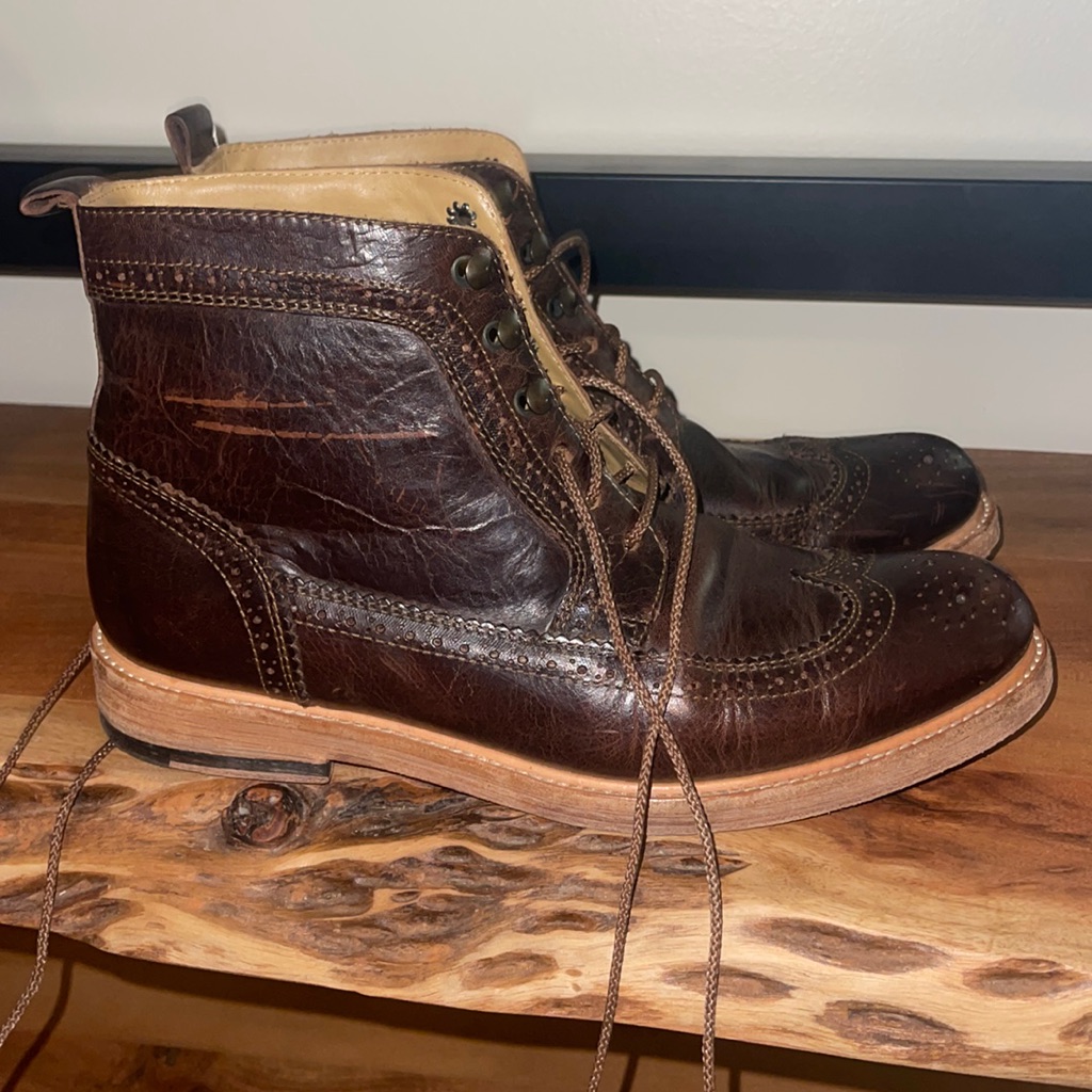 Will Leather Goods Leather Boots Rare